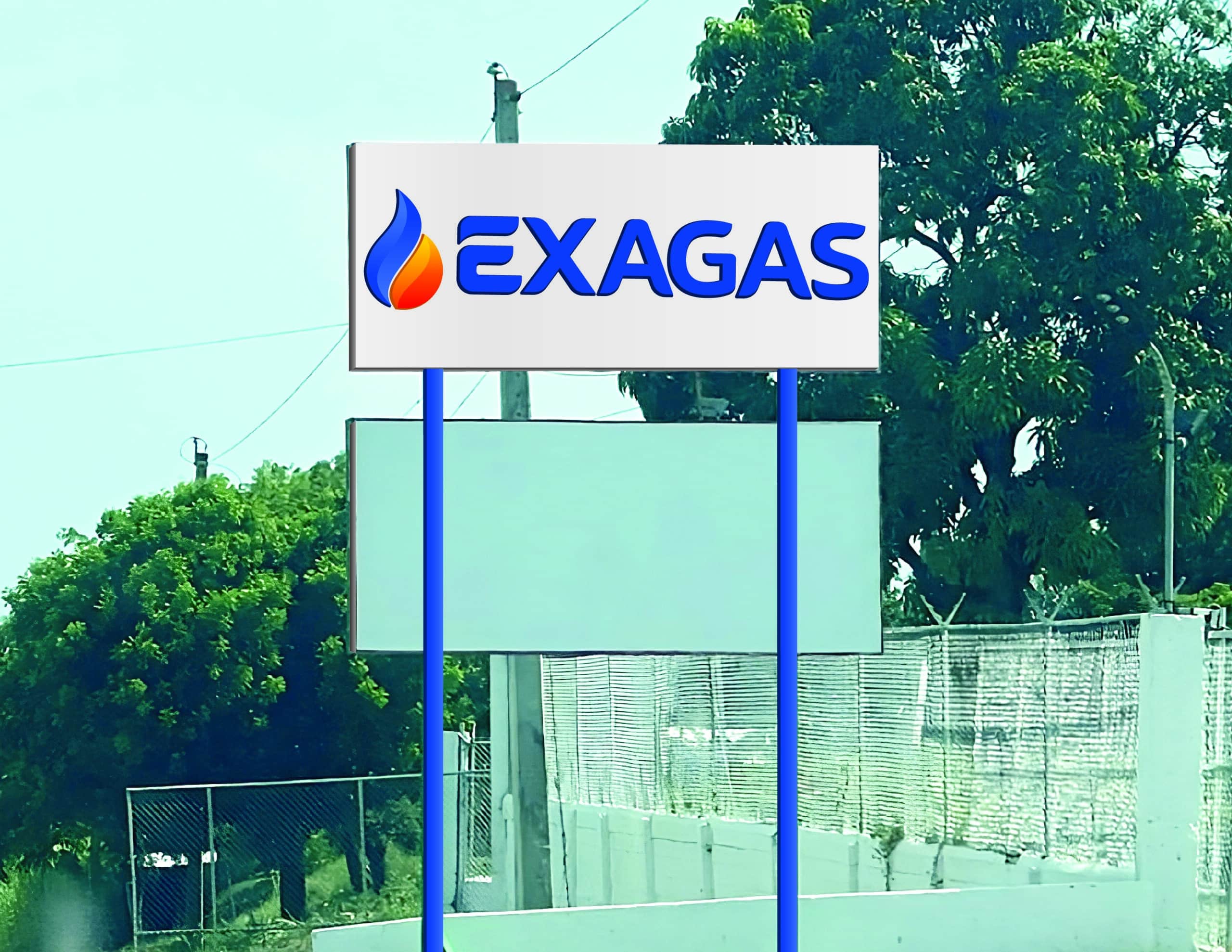 Sistema visual de EXAGAS — pieza 3 del branding por TAKUM