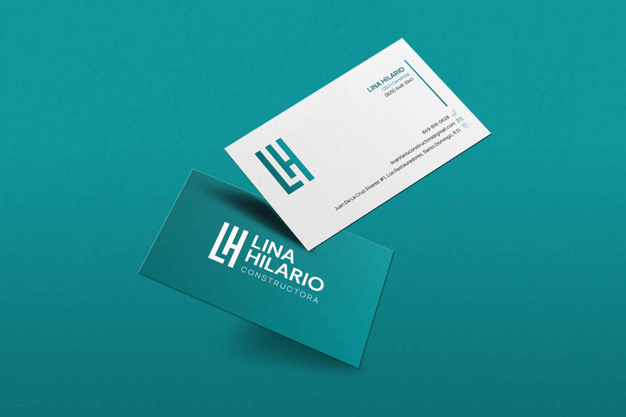 Sistema visual de Identidad Visual para Hilario Constructora — pieza 3 del branding por TAKUM