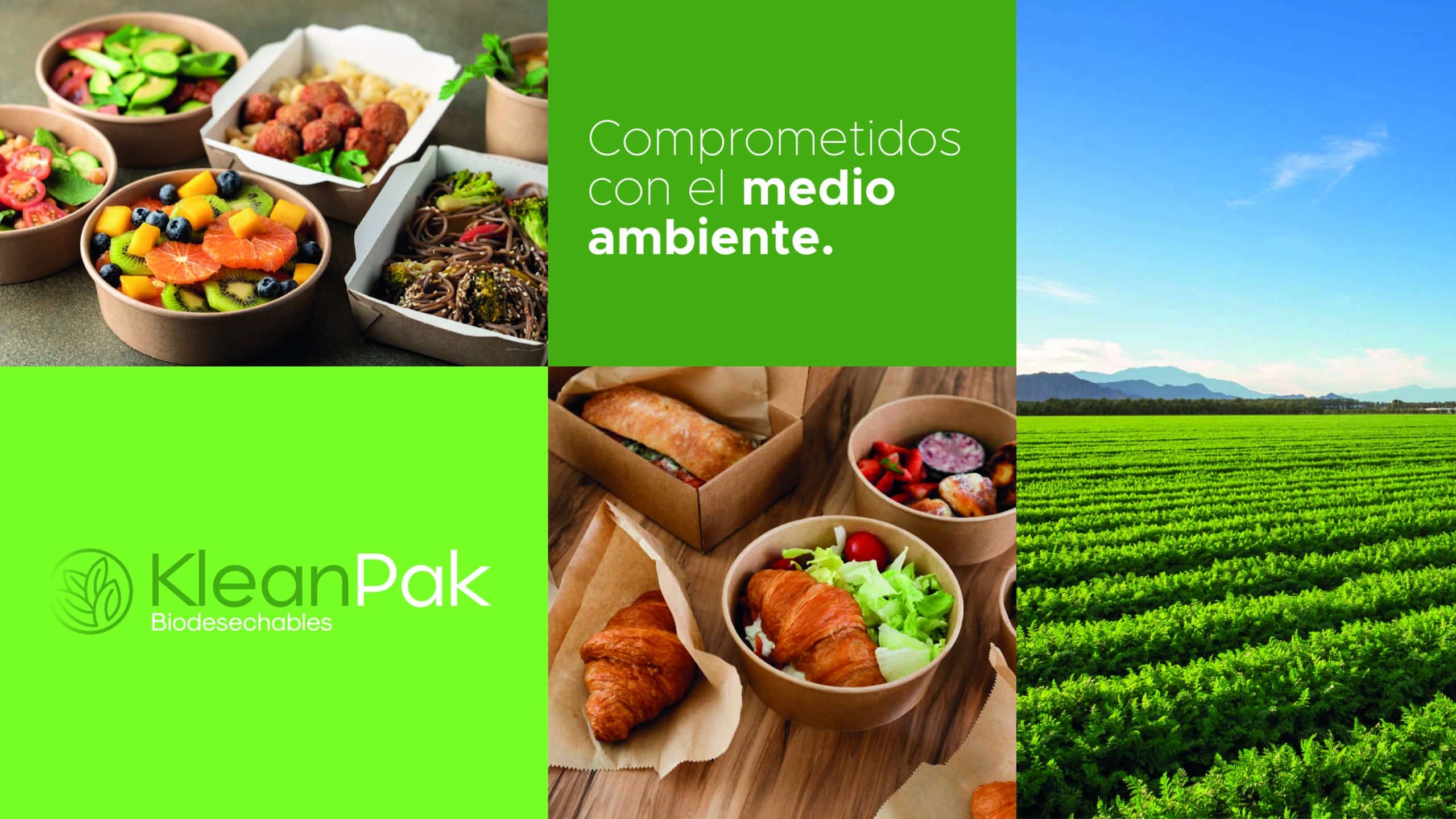 Sistema visual de KleanPak — pieza 3 del branding por TAKUM