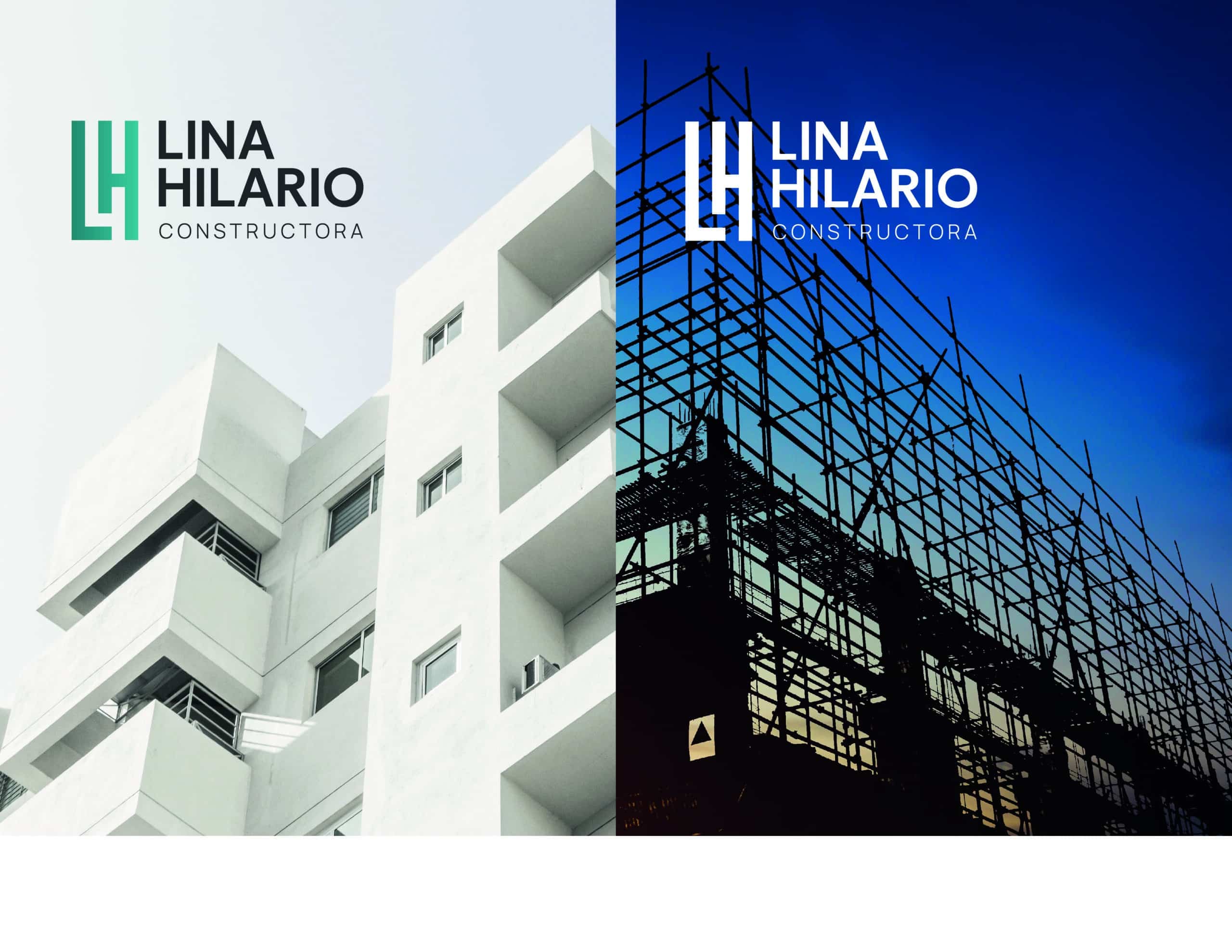 Sistema visual de Identidad Visual para Hilario Constructora — pieza 6 del branding por TAKUM