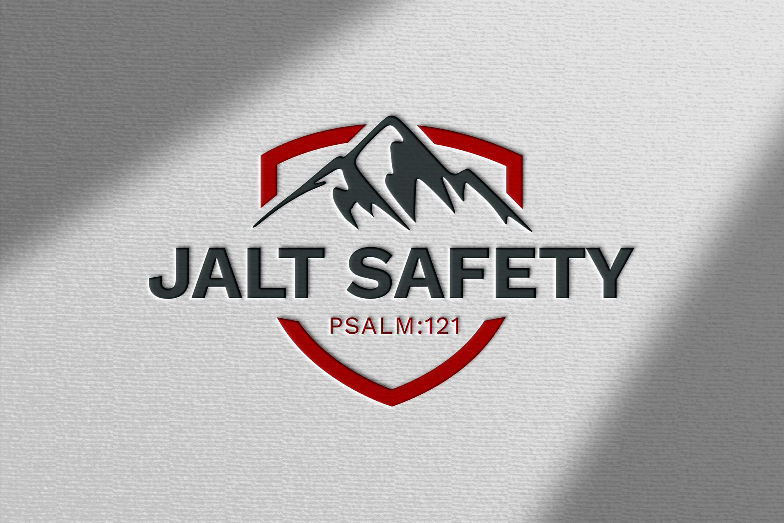 Aplicación de marca de Jalt Safety — mockup por TAKUM
