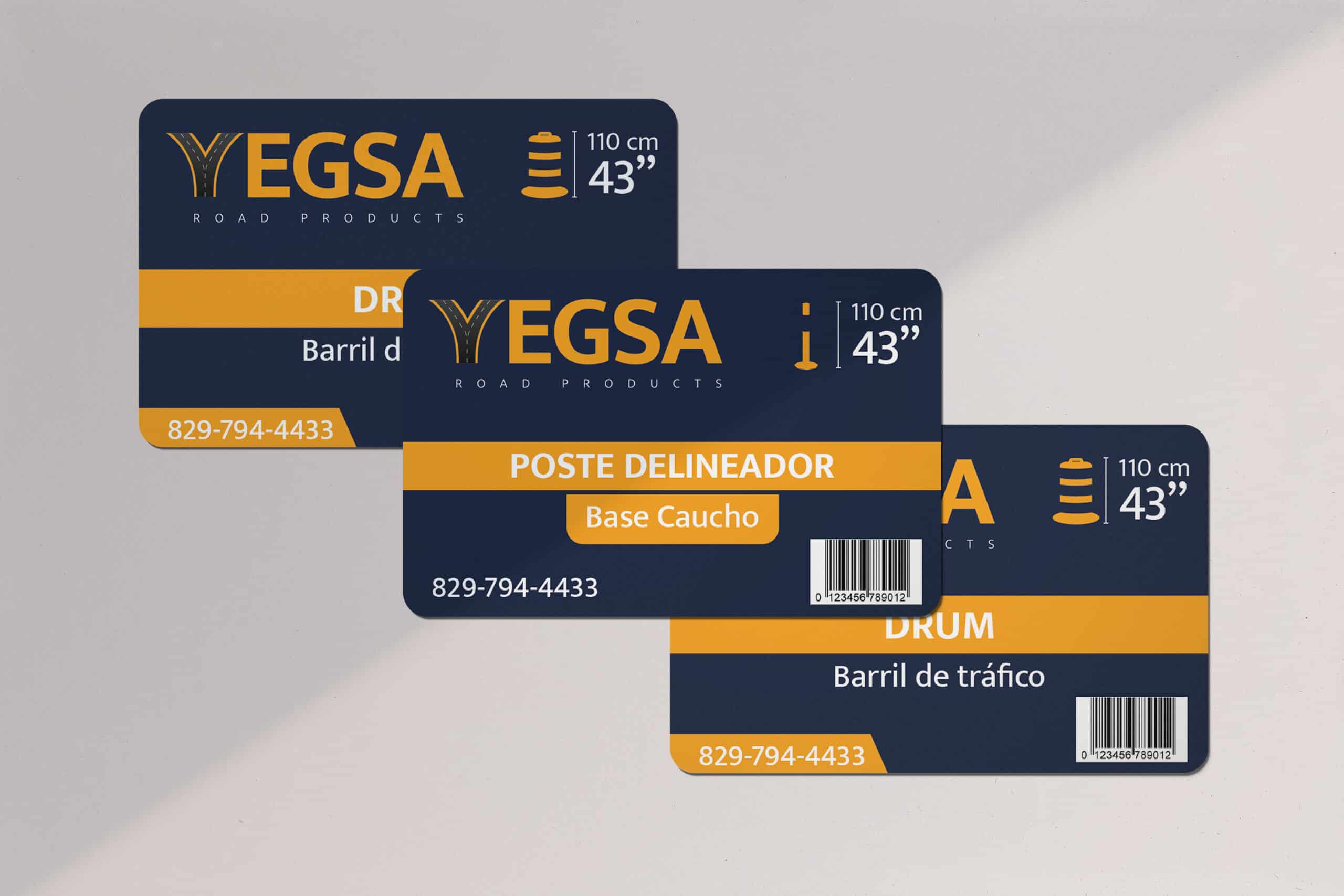 Sistema visual de YEGSA — pieza 5 del branding por TAKUM