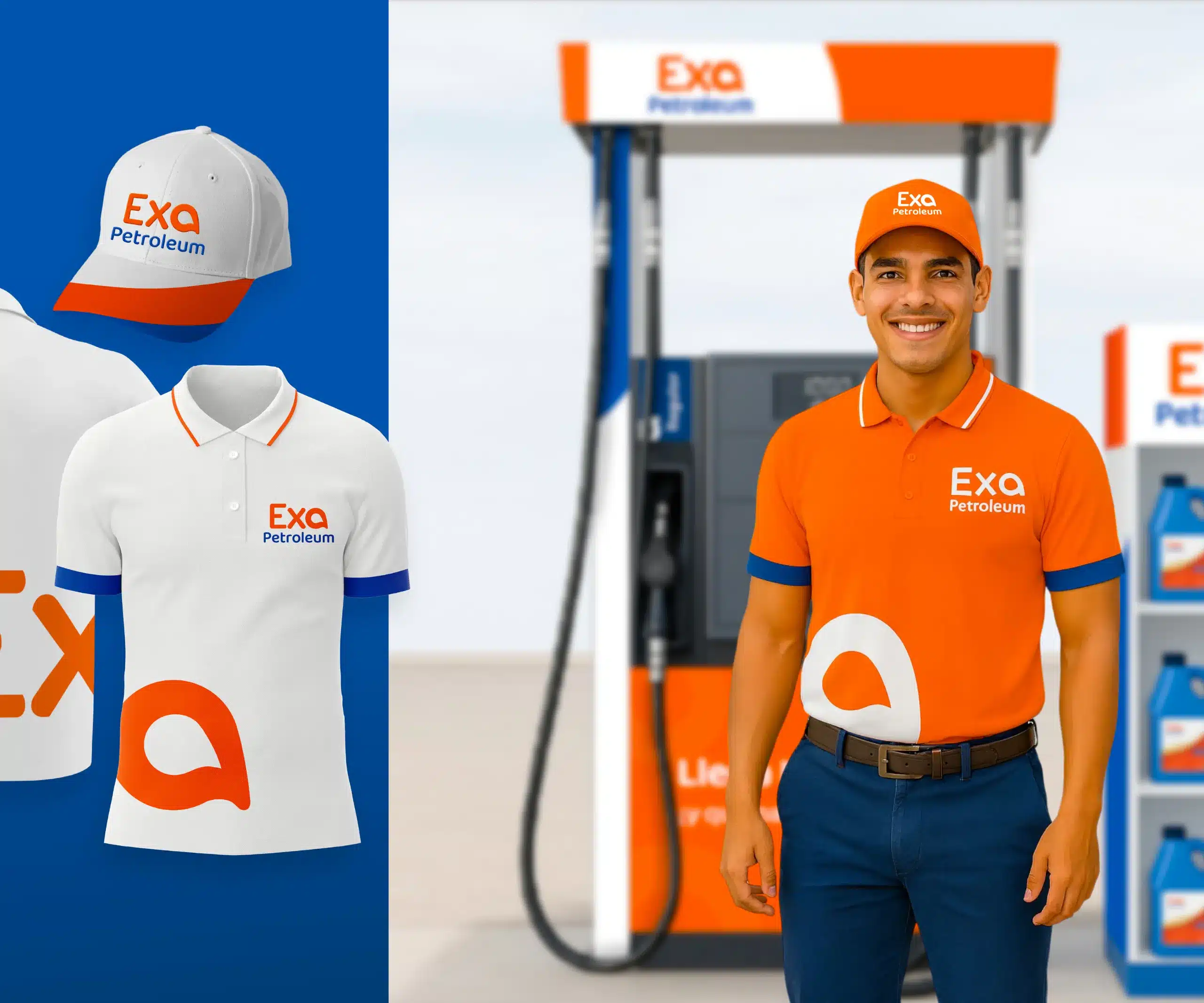 Sistema visual de Exa Petroleum — pieza 2 del branding por TAKUM
