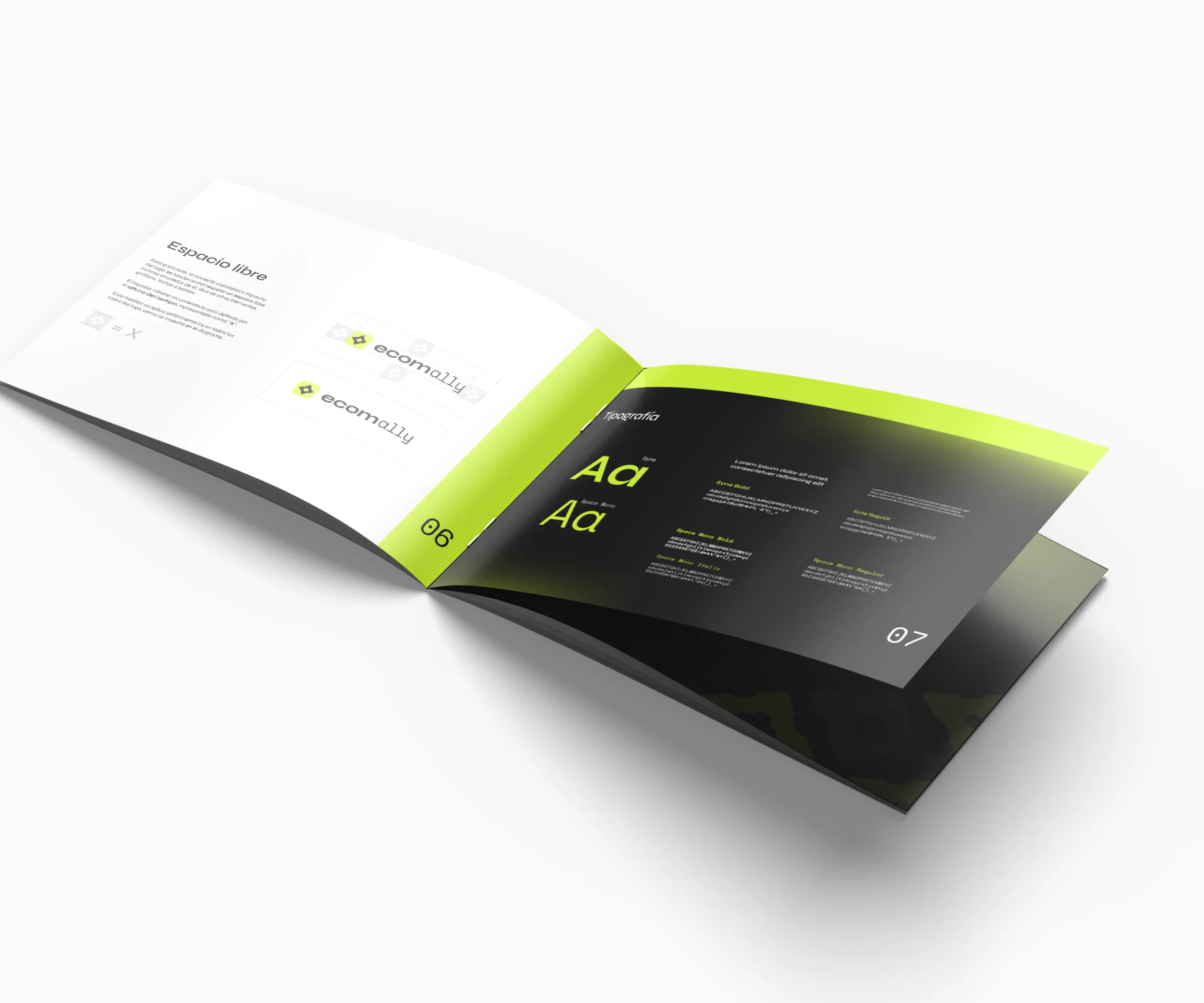 Sistema visual de Ecomally — pieza 8 del branding por TAKUM