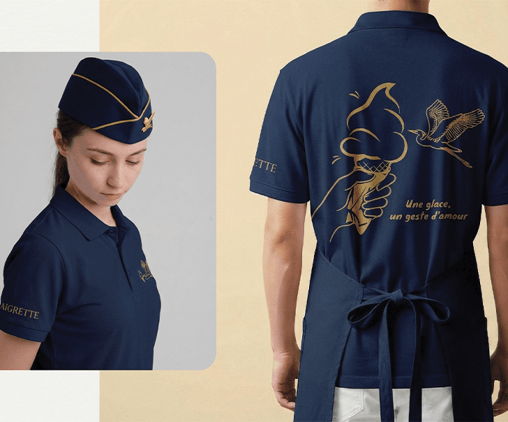 Sistema visual de Aigrette — pieza 2 del branding por TAKUM