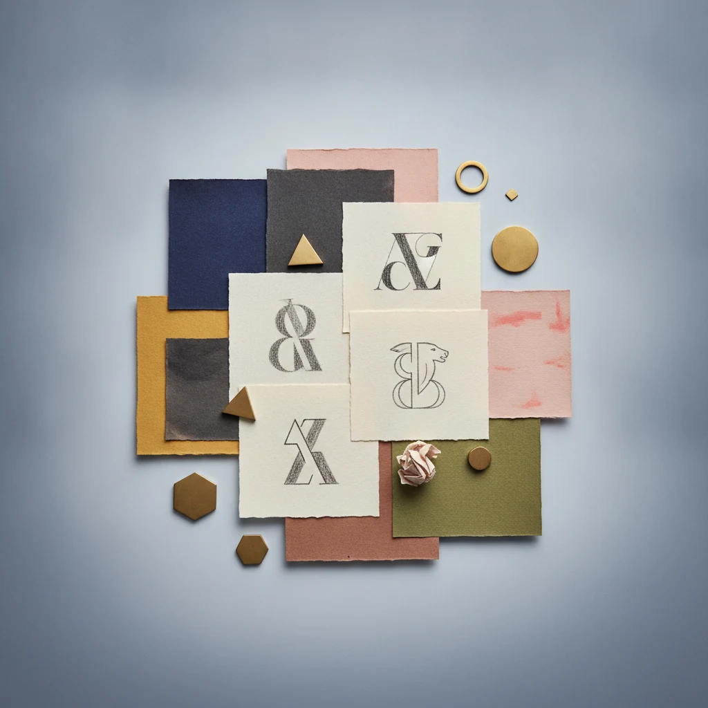 Diseñador presentando un mockup de marca y productos en pantalla - TAKUM.IO